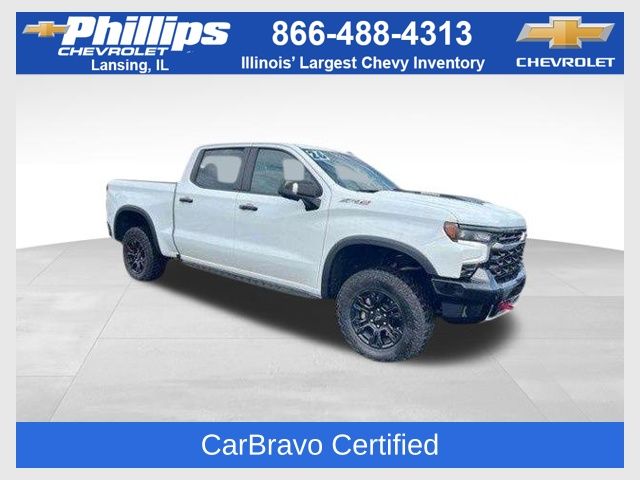 Summit White 2026 Chevrolet Silverado 1500 ZR2 Crew Cab 4WD Pickup Truck Four-Wheel Drive Automatic
