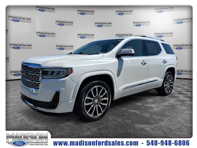 White Frost Tricoat 2020 GMC Acadia SUV / Crossover Four-Wheel Drive 9-Speed Automatic
