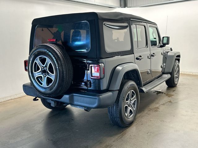 2020 Jeep Wrangler Unlimited Sport S Black at Klick Lewis Buick Chevrolet