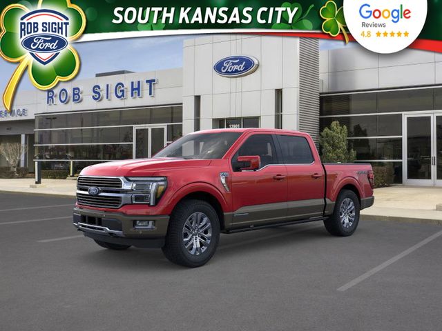 Ruby Red Metallic Tinted Clearcoat 2026 Ford F-150 King Ranch SuperCrew 4WD Pickup Truck Four-Wheel Drive Automatic