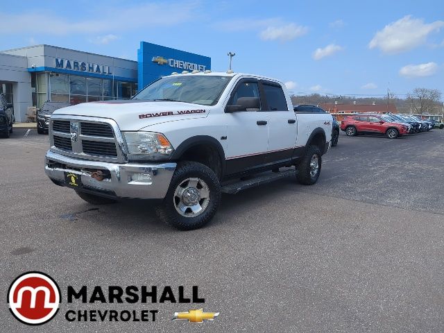 Bright White Clearcoat 2011 RAM 2500 Power Wagon Crew Cab 4WD Pickup Truck Four-Wheel Drive 5-Speed Automatic