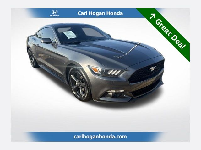Gray (Magnetic) 2016 Ford Mustang Coupe Rear-Wheel Drive 6-Speed Automatic