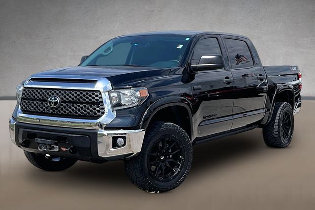 Midnight Black Metallic 2021 Toyota Tundra Pickup Truck Four-Wheel Drive 6-Speed Automatic