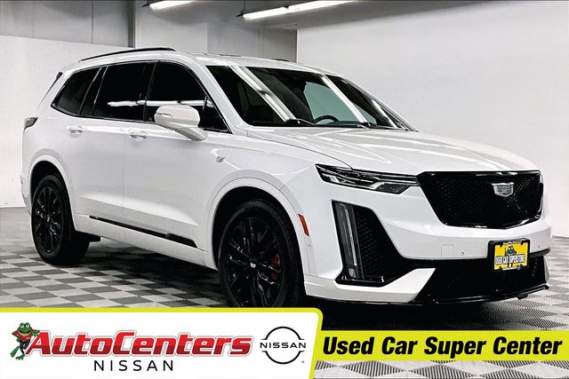 Crystal White Tricoat 2024 Cadillac XT6 Sport AWD SUV / Crossover Four-Wheel Drive 9-Speed Automatic