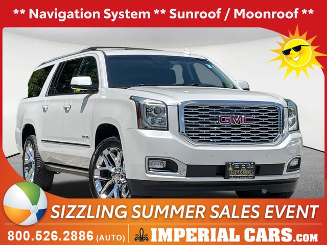 White Frost Tricoat 2018 GMC Yukon XL SUV / Crossover Four-Wheel Drive 