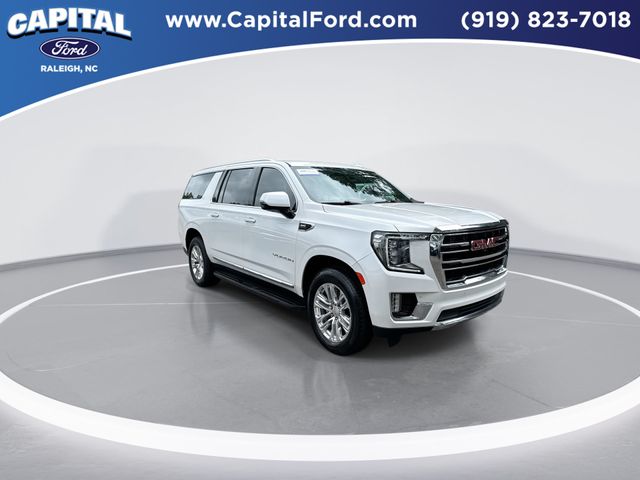 Certified Used 2022 White Frost Tri-Coat GMC SLT image 2