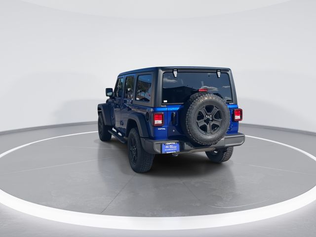 Used 2020 Blue Jeep Unlimited Sport S image 6