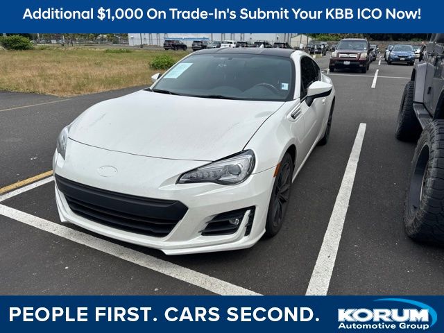 Crystal White Pearl 2017 Subaru BRZ Limited RWD Coupe Rear-Wheel Drive 6-Speed Automatic