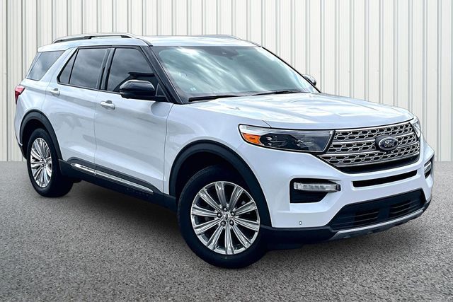 Oxford White 2020 Ford Explorer Limited AWD SUV / Crossover All-Wheel Drive Automatic