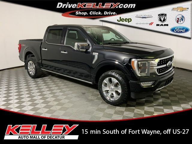 Agate Black Metallic 2021 Ford F-150 Pickup Truck Four-Wheel Drive Automatic