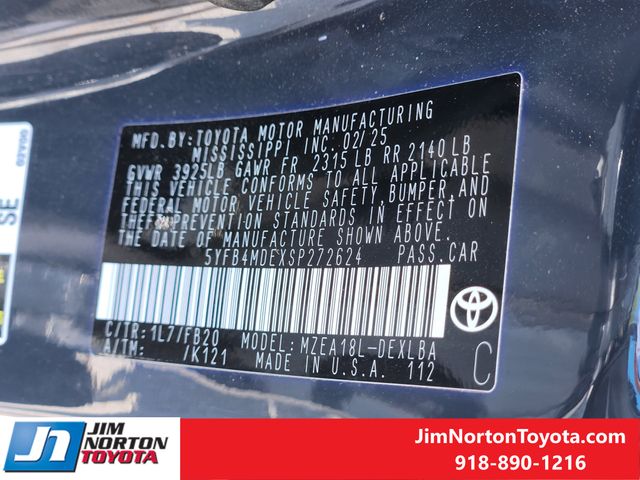 Used 2025 Toyota Corolla Sedan