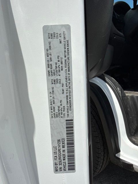 2024 Ram ProMaster 2500 - $30,988