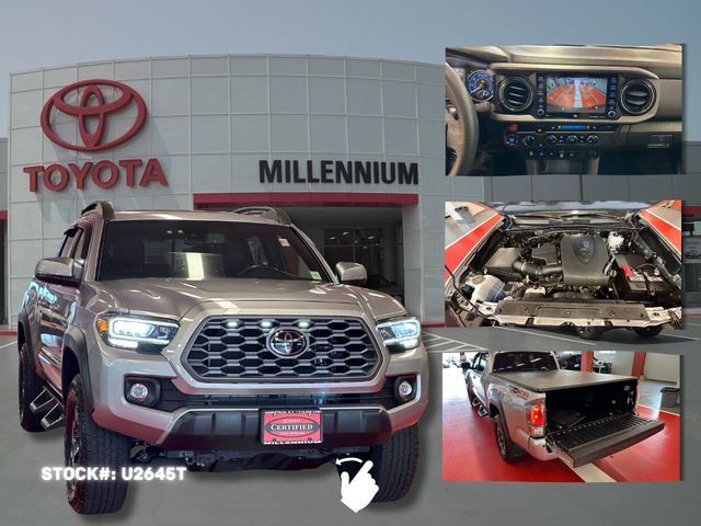 Celestial Silver Metallic 2023 Toyota Tacoma Pickup Truck Four-Wheel Drive 6-Speed Automatic