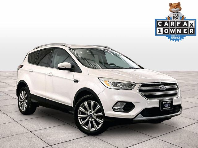 2017 Ford Escape Titanium White at Subaru and VW of Moon Township