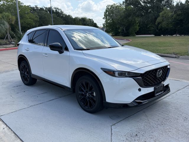 2025 Mazda CX-5 2.5 Carbon Turbo White at Joe Myers Mazda Kia