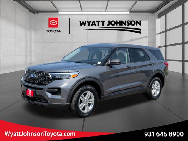 Gray Metallic 2023 Ford Explorer SUV / Crossover All-Wheel Drive Automatic