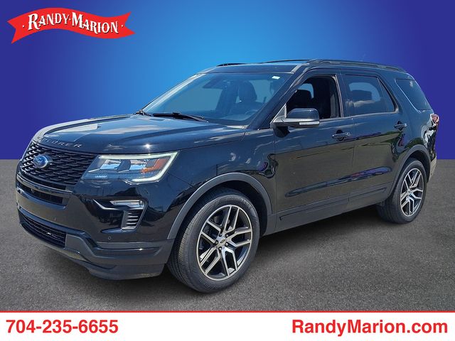 Shadow Black 2018 Ford Explorer Sport AWD SUV / Crossover All-Wheel Drive 6-Speed Automatic