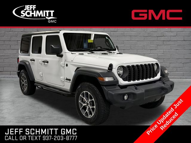 Bright White Clearcoat 2024 Jeep Wrangler SUV / Crossover Four-Wheel Drive 8-Speed Automatic