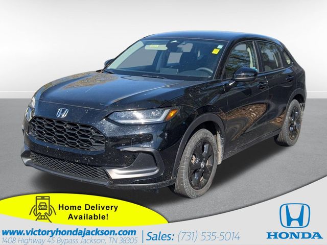 Crystal Black Pearl 2025 Honda HR-V LX FWD SUV / Crossover Front-Wheel Drive Continuously Variable Transmission