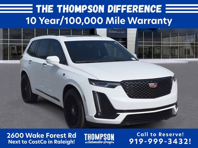 Crystal White 2025 Cadillac XT6 Luxury FWD SUV / Crossover Front-Wheel Drive 9-Speed Automatic