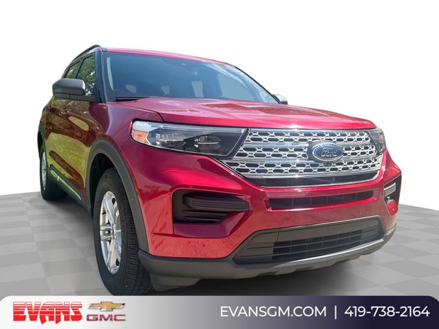 Red Metallic 2020 Ford Explorer SUV / Crossover All-Wheel Drive Automatic