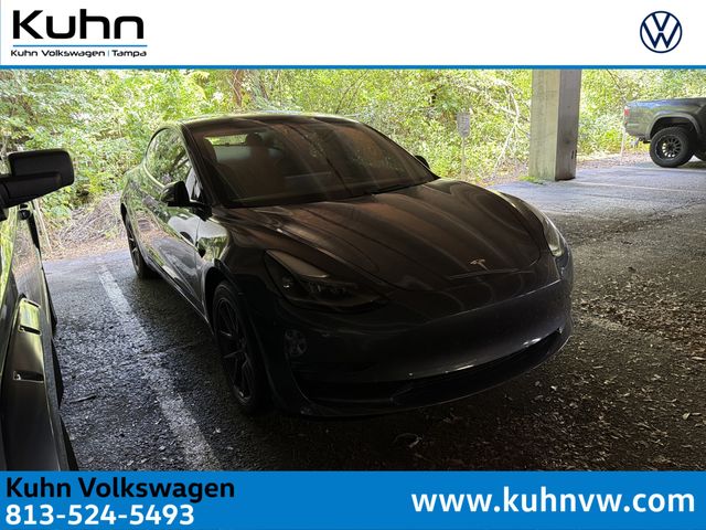 Midnight Silver Metallic 2023 Tesla Model 3 RWD Sedan Rear-Wheel Drive 1-Speed Automatic