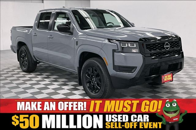 Boulder Gray Pearl 2026 Nissan Frontier Pickup Truck 4X2 9-Speed Automatic Overdrive