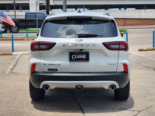 2023 Ford Escape Platinum White at DeMontrond Ford