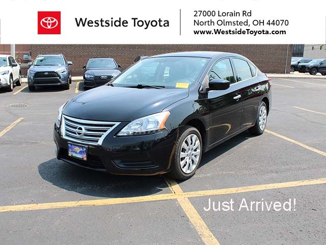 Super Black 2014 Nissan Sentra Sedan Front-Wheel Drive Continuously Variable Transmission