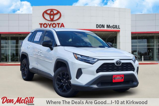 2025 Toyota RAV4 LE White at DeMontrond Auto Country