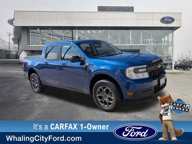Blue Metallic 2024 Ford Maverick XLT SuperCrew FWD Pickup Truck Front-Wheel Drive Continuously Variable Transmission