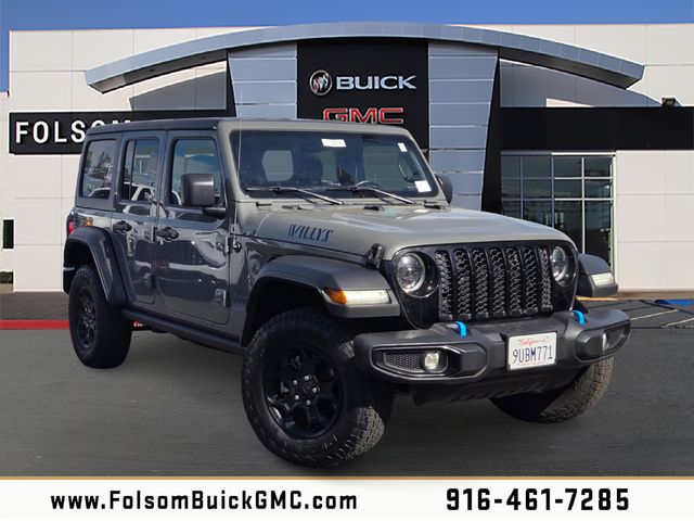 Sting-Gray Clearcoat 2023 Jeep Wrangler 4xe SUV / Crossover Four-Wheel Drive 8-Speed Automatic