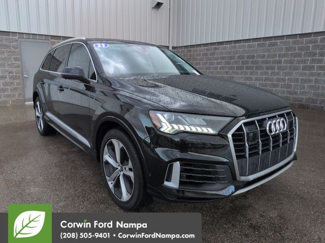 Black Metallic 2023 Audi Q7 SUV / Crossover All-Wheel Drive 8-Speed Automatic