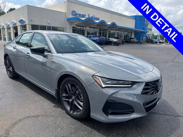 Gray 2025 Acura TLX Sedan All-Wheel Drive Automatic