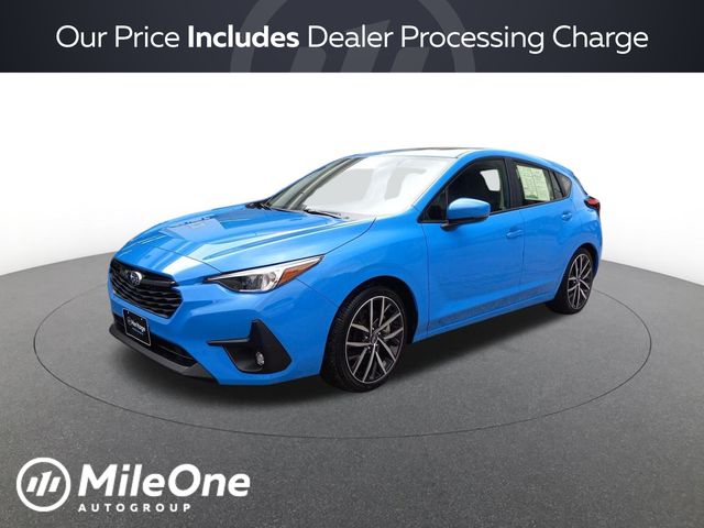 Oasis Blue Pearl 2024 Subaru Impreza Wagon All-Wheel Drive Continuously Variable Transmission