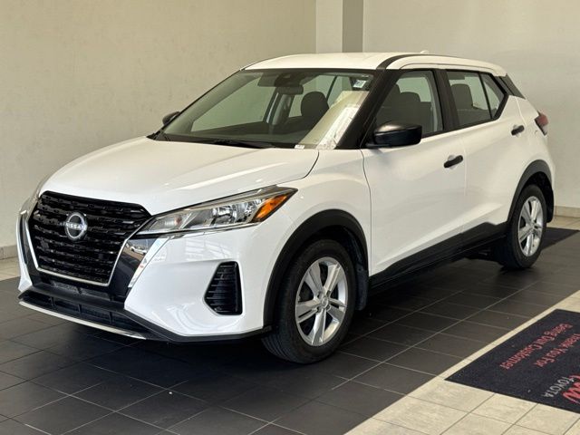 2024 Nissan Kicks S White at South Houston Nissan