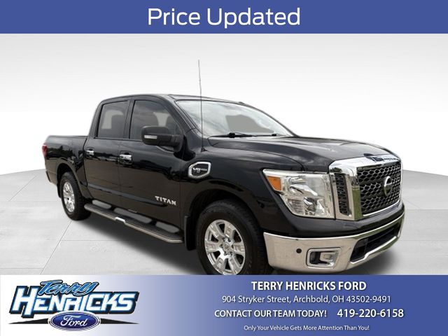 Gray (Magnetic Black) 2017 Nissan Titan Pickup Truck 4X2 7-Speed Automatic