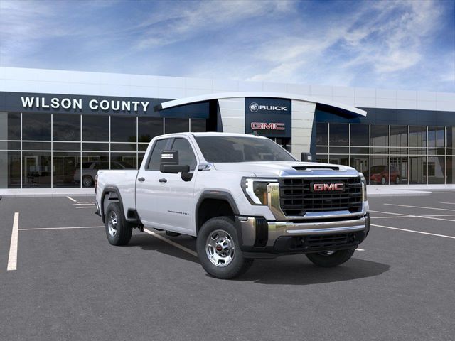 Summit White 2026 GMC Sierra 2500HD Pro Double Cab 4WD Pickup Truck Four-Wheel Drive Automatic