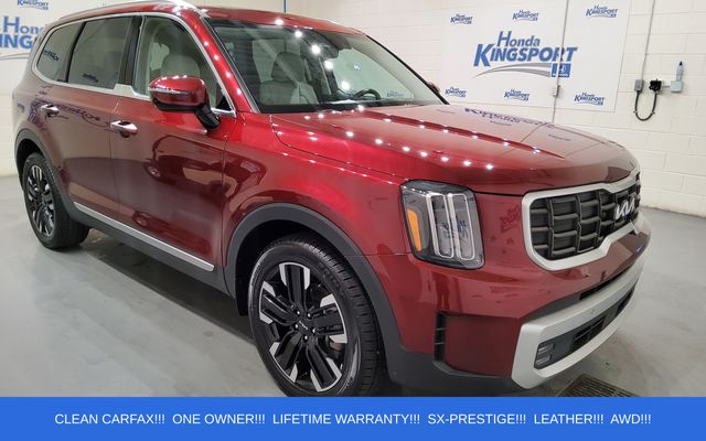 Dawning Red 2024 Kia Telluride SX-Prestige AWD SUV / Crossover All-Wheel Drive 8-Speed Automatic