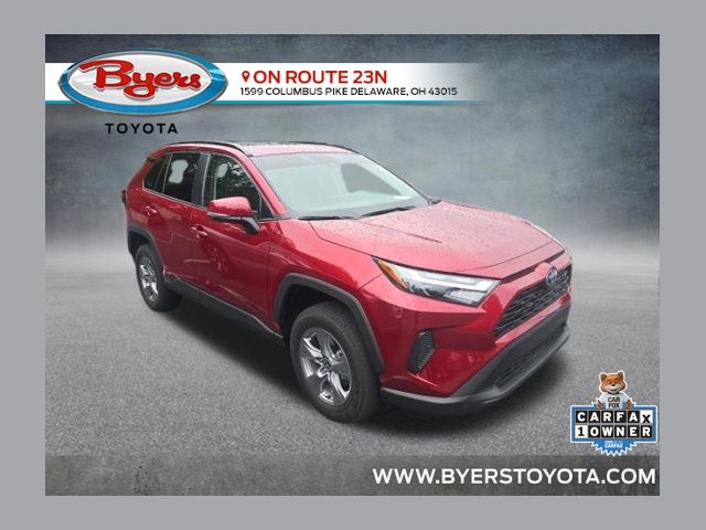 Pearl 2023 Toyota RAV4 Hybrid XLE AWD SUV / Crossover All-Wheel Drive Continuously Variable Transmission