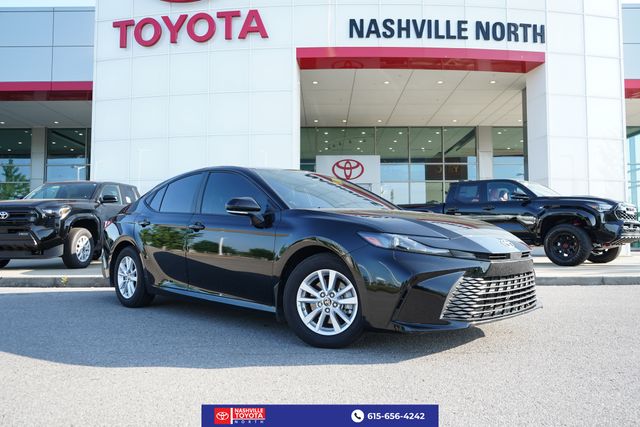Midnight Black Metallic 2026 Toyota Camry Sedan Front-Wheel Drive Continuously Variable Transmission