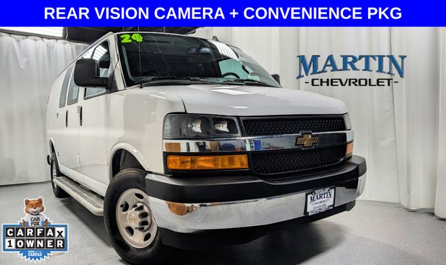 Summit White 2024 Chevrolet Express Cargo 2500 RWD Van Rear-Wheel Drive 8-Speed Automatic Overdrive