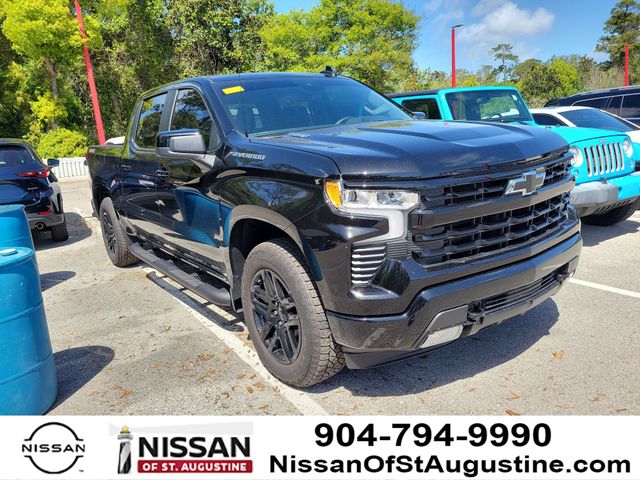 Black 2026 Chevrolet Silverado 1500 RST Crew Cab 4WD Pickup Truck Four-Wheel Drive 8-Speed Automatic