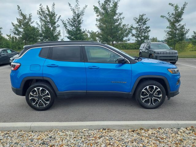Used 2022 Laser Blue Jeep Limited image 4