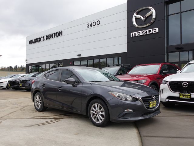 Meteor Gray Mica 2016 Mazda MAZDA3 i Sport Sedan Front-Wheel Drive 6-Speed Automatic