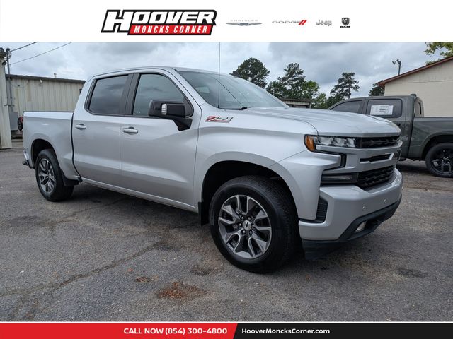 Silver Ice Metallic 2020 Chevrolet Silverado 1500 RST Crew Cab 4WD Pickup Truck Four-Wheel Drive 8-Speed Automatic