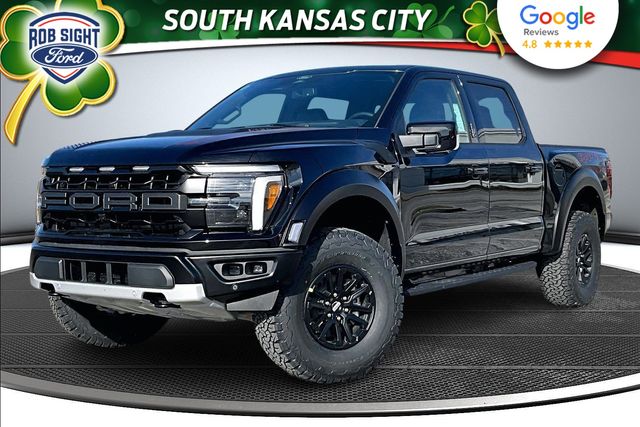 Agate Black Metallic 2026 Ford F-150 Raptor SuperCrew 4WD Pickup Truck Four-Wheel Drive Automatic