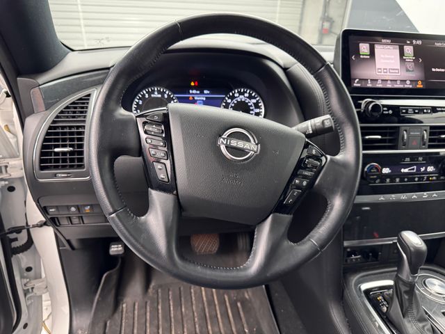 2023 Aspen White Tricoat Nissan Armada SL RWD SUV