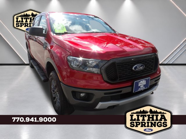 Red Metallic 2020 Ford Ranger Pickup Truck Four-Wheel Drive Automatic