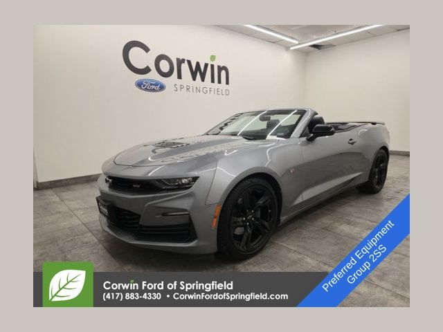 Sharkskin Metallic 2023 Chevrolet Camaro 2SS Convertible RWD Convertible Rear-Wheel Drive Automatic